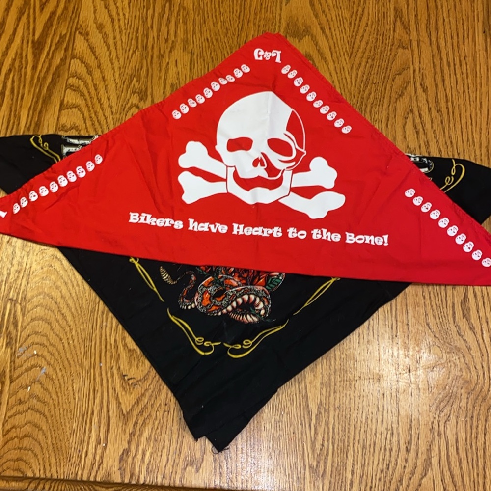 BIKER BANDANAS (2 one price)